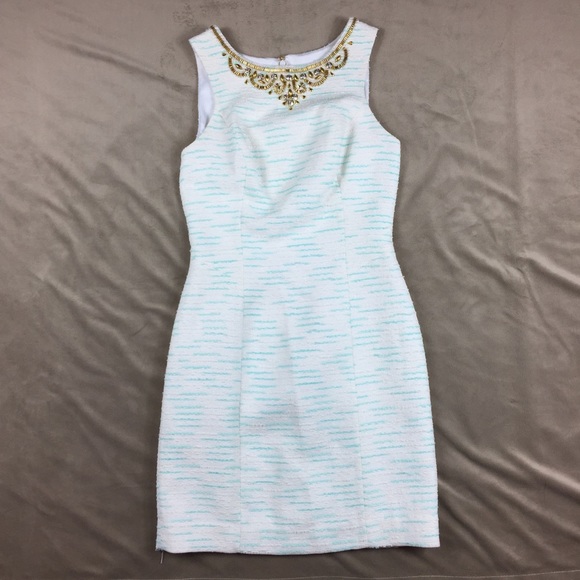 Lilly Pulitzer Dresses & Skirts - Lilly Pulitzer Tweed Dress with Beading